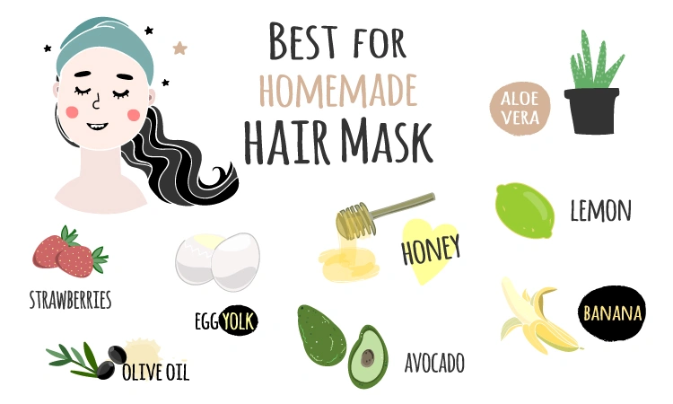 Egg hair mask for hair fall