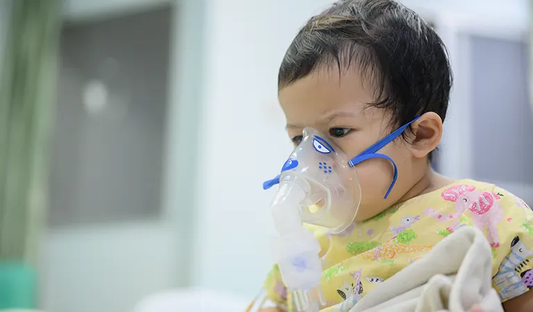 Signs of lung infections in babies