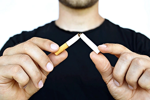 Smoking ruins your looks
