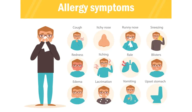 Symptoms of lung infections