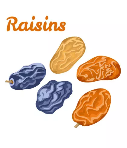 Can raisins treat acne?
