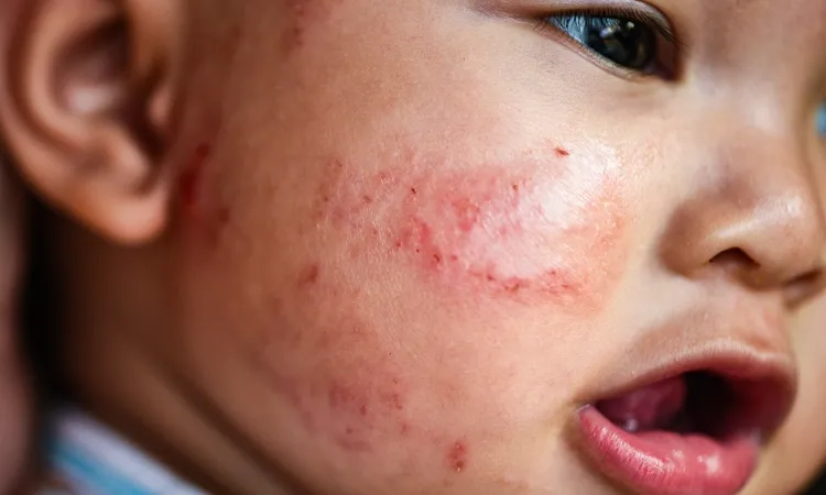 Does your child suffer from red itchy skin?