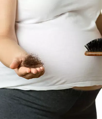 Pregnancy & hair fall in women
