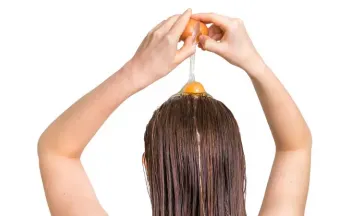 Egg hair mask for hair fall