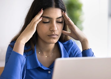 Having low self-confidence or withdrawing from social situations