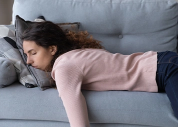 Fatigue or reduced physical activity