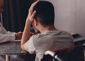 Having low self-confidence or withdrawing from social situations