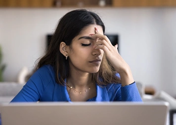 Having low self-confidence or withdrawing from social situations