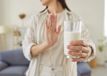 Itching or swelling of the lips, tongue, or face