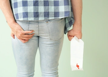 Bleeding during or after bowel movements