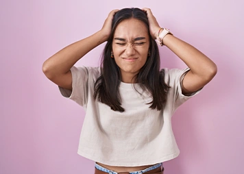 Rapid weight gain compared to peers