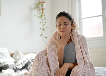 Recurrent fever or sore throat